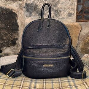 Blue Tuscany Leather Backpack
